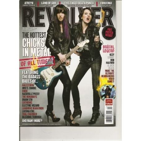 Izzy's revolver magazine cover, December 2009.